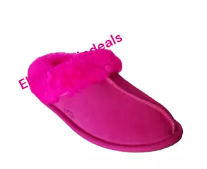NEU UGG DAMEN MORAENE WILDLEDER ROCK ROSE SCHAFFELL WILDLEDER SLIPPER US 7, US 8 - Bild 1 von 8