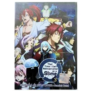 DVD That Time I Got Reincarnated as a Slime Season 3 + 2 OVA + Movie English Dub - Picture 1 of 6