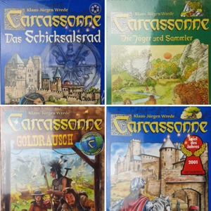 Carcassonne Grundspiel Schicksal Goldrausch alte Version HiG NEU Sealed Auswahl - Bild 1 von 7