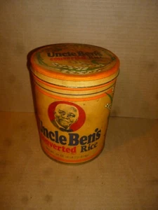Vintage 1985 Uncle Ben's Rice Tin Container US10 - Bild 1 von 5