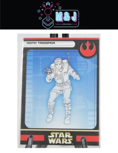 2005 STAR WARS Miniatures HOTH TROOPER #7 08/60 CARD ONLY (AUS SELLER) - Bild 1 von 2