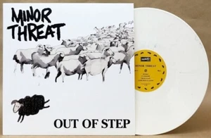 Minor Threat Out Of Step 12" WHITE VINYL Record! sXe hardcore punk! Fugazi! NEW! - Picture 1 of 2
