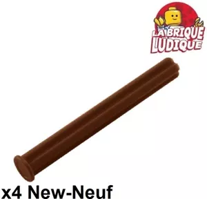Lego Technic 4x Axe Axle 5 with Stop marron/reddish brown 15462 NEUF - Picture 1 of 1