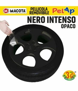 MACOTA PELAP vernice rimovibile Spray 500ml Wrapping Tuning Cerchi nero - Imagen 1 de 4
