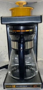 Norelco Philips 12 Cup Dial-A-Brew Coffee Maker Vintage HD5155C 1970 Drip Coffee - Picture 1 of 12