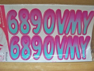3" Identification Marine Watercraft Number Letter Kit Boat Jet Ski Wave Runner - Image 1 of 4