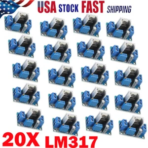 20pcs LM317 DC-DC Converter Adjustable Linear Regulator Step Down Circuit Board - Picture 1 of 12