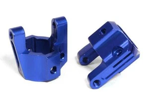 C26715Blue INTEGY Billet Machined Caster Blocks (2) for AXIAL 1/10 SCX10 - Picture 1 of 10