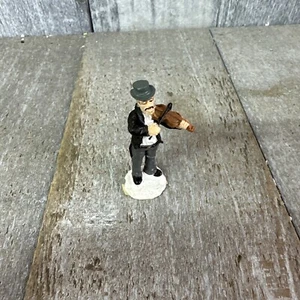 Grandeur Noel Victorian Village Christmas 1999 Replacement Figure Man Violin - Picture 1 of 5
