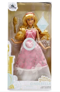 Disney Princess Cinderella Premium Barbie Doll Pink Light Up Dress Musical NEW - Picture 1 of 4
