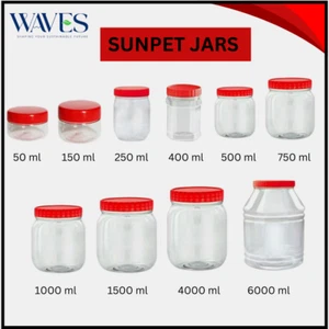 Clear PET Plastic Jars with Screw Lids – Food Grade Storage Containers Empty Pot - Picture 1 of 74