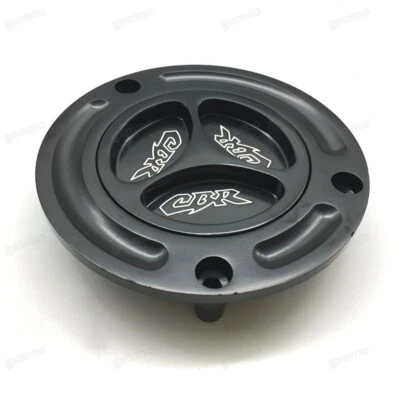 Black Fuel Caps Fit Honda CBR600 F2/F3/F4 CBR600/929/954/1000RR CBR1100XX RC51 - Image 1 of 4