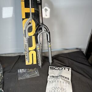NOS Scott Unishock-S Widelec amortyzowany Vintage Rower górski lata 90. Wyścigi USA