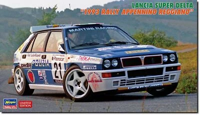 Lancia Super Delta, 1993 Rally Appennino Reggiano 1:24 Plastic Model Kit - Immagine 1 di 3