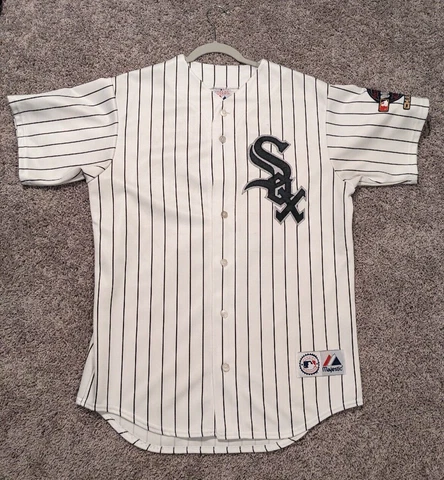 2005 World Series Majestic Authentic White Sox Jon Garland Jersey M READ Cover