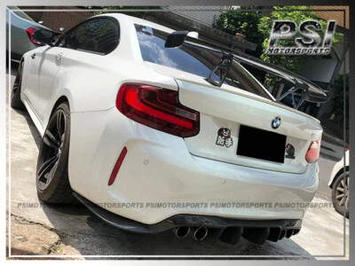 Alerón de ala de maletero de fibra de carbono estilo BS para BMW F22 220i 228i M235i F87 M2 CF Foto 1 de 4