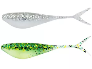 Gummifische LUNKER CITY Fin-S Shad 3.25" 82mm 8 Stück Gummiköder FARBEN - Bild 1 von 8