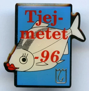 Sweden Fishing Fisherman Championship 1996 Badge Pin Nice Grade !!! - Picture 1 of 2