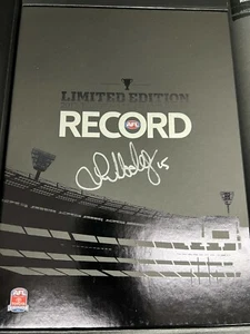AFL HAWTHORN HAWKS LUKE HODGE SIGNED GRAND FINAL RECORD & KNIGHT GOLD POSTER MCG - Picture 1 of 9