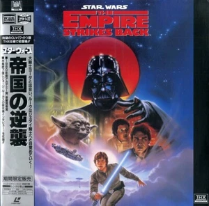 THE EMPIRE STRIKES BACK:STAR WARS-Japanese original THX LASER DISC OBI - Picture 1 of 2
