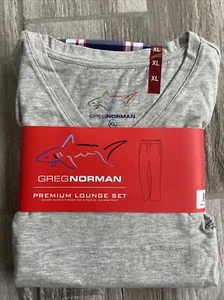 Greg Norman Men's Sleep Lounge PJ Set Pajama Pant & V Neck Tee Shirt Size XL - Picture 1 of 7