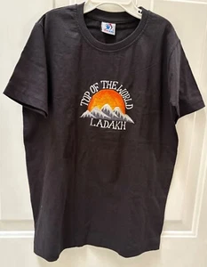 Children Kids Leh Ladakh T Shirt Black Size L NEW - Picture 1 of 4