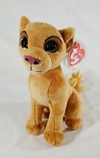 2019 Ty Beanie Baby 8" Nala Lion King (disney) Plush Animal Toy MWMT Heart Tags