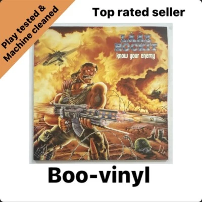 Lȧȧz Rockit* - Know Your Enemy Lp Vinyl Record Original 1987 Thrash Metal NM-NM - Image 1 of 4