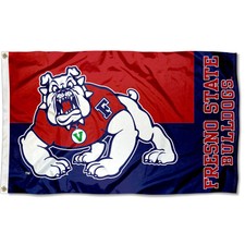 Fresno State University Bulldogs Flag  Large 3x5