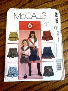 McCall's #M5169 2006 Sewing Pattern Girls Size 3-6 Skirts - Picture 1 of 3