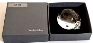 Signed Steuben Crystal Ladybug Beetle Bug Paperweight Hand Cooler 5538 New w/Box - Picture 1 of 10