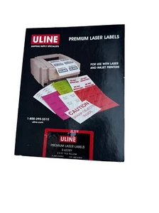 Uline Premium Laser Labels - Picture 1 of 2