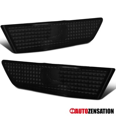 Fit 2003-2007 Infiniti G35 Coupe 2Dr Smoke Bumper Lights Side Marker Side Marker - Image 1 of 4