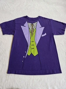 DC Comics Joker Anzug Kostüm T-Shirt The Dark Night Batman lila grün Medium - Bild 1 von 9
