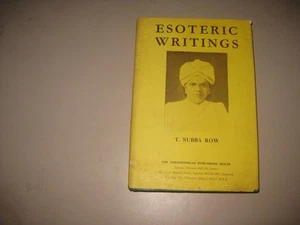 Esoteric Writings - Subba T. Row, 1980 3rd printing - Foto 1 di 3