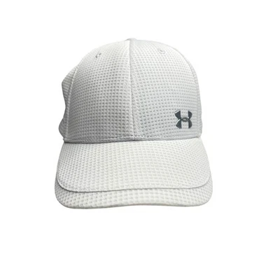 Gorra de golf Under Armour blanca para mujer rendimiento ajustable OSFA Foto 1 de 4