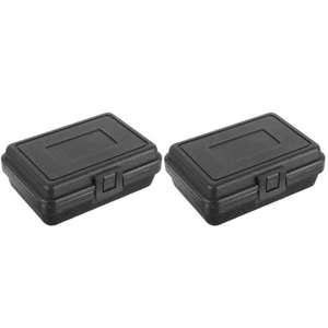 2er Set Reise Werkzeugkiste kleiner Hartschalenkoffer mit Schaumstoff Aufbewahrung Organizer - Bild 1 von 12