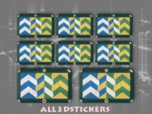 8 x Pegatinas 3D Relieve Bandera Cumbria - Todas las Banderas del MUNDO - Picture 1 of 1