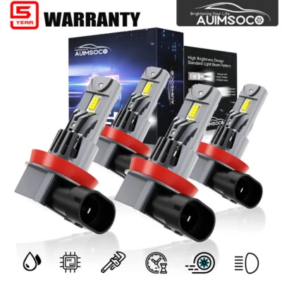 Kit de lâmpadas de faróis de LED 6500K 12000LM para Volvo S60 Sedan 4 portas 2005-2013 H11 - Imagem 1 de 4