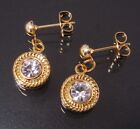 Earrings Ear Stud Gold Plated Zirconia Fashion Jewelry Earrings Ladies O1938