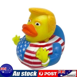 Novelty Trump Rubber Duck Baby Bath Rubber Duckies for Kids (US Flag Trump) - Picture 1 of 9
