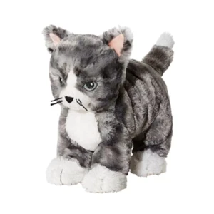 Ikea Cat LILLEPLUTT Stuffed Animal Doll Toy Children White/Gray Soft 10.5" Gift - Picture 1 of 5