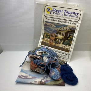 DMC Regal Tapestry Long Stitch Kit Australiana Series Terrace Houses Bowral - Picture 1 of 4