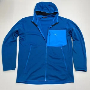 Arc'teryx Fortrez Hoody Mens XL Blue Full Zip Fleece Lined Polartec Hike 18090 - Picture 1 of 24