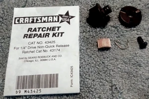 (RARE) CRAFTSMAN 1/4" Ratchet Kit 43425- For 43174 - Picture 1 of 3