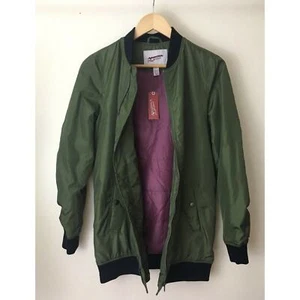 New Arizona Jeans Co Jacket Men's Size Small Full Zip Lightweight Green Coat - Picture 1 of 9