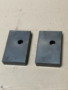 Lot de 2 cales rectifiées - Longueur 120 mm x ép 22 mm x hauteur 75 mm - Bild 1 von 2