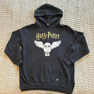 H&M Harry Potter Hedwig Owl Long Length Large Dark Grey Hoodie - Age 11-12 - Picture 1 of 5