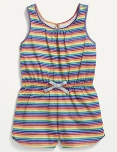 Old Navy Kids Girls XS (5) Sleeveless Jersey Pajama Romper … Retails $30 .. NWT - Picture 1 of 2