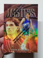 John Stockton 1997-98 Topps Finest Masters Refractor Card # 33 M2 Utah Jazz 